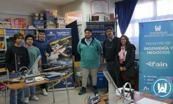 Carrera de Ingeniería Civil Industrial realizó Proyecto de VcM en el Colegio Adventista de Lota