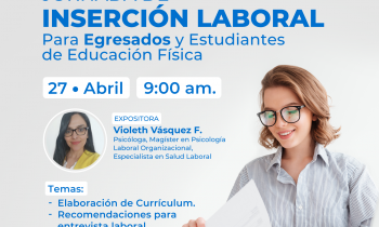 Jornada de INSERCIÓN LABORAL para Egresados y Estudiantes de Educación Física