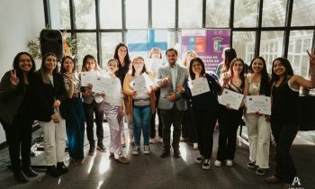 Ceremonia de certificación de monitores/as juveniles de SernamEG