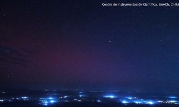 Auroras en Ñuble: Centro de Instrumentación Científica de la UNACH captó inusual fenómeno producido por tormenta geomagnética el pasado 10 de mayo