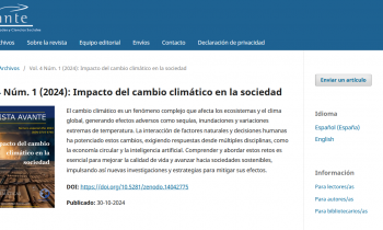 El Departamento de Matemáticas de la FAIN de la Universidad Adventista de Chile y la Revista Avante Publican un Número Especial sobre el Impacto del Cambio Climático