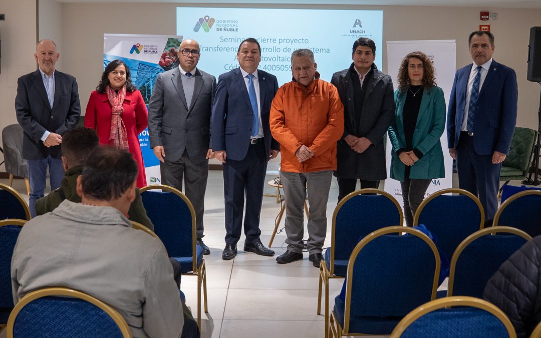Innovación y sustentabilidad marcan el cierre del proyecto FIC Agrofotovoltaico en Ñuble