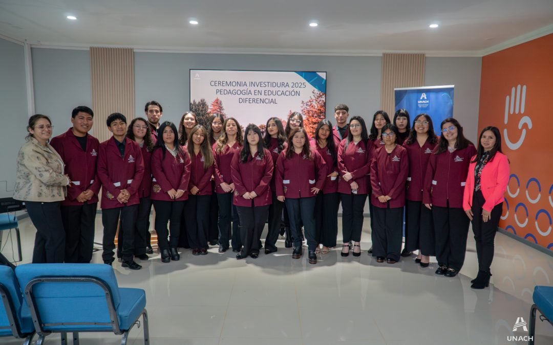 UNACH realizó solemne Ceremonia de Investidura para estudiantes de Pedagogía en Educación Diferencial