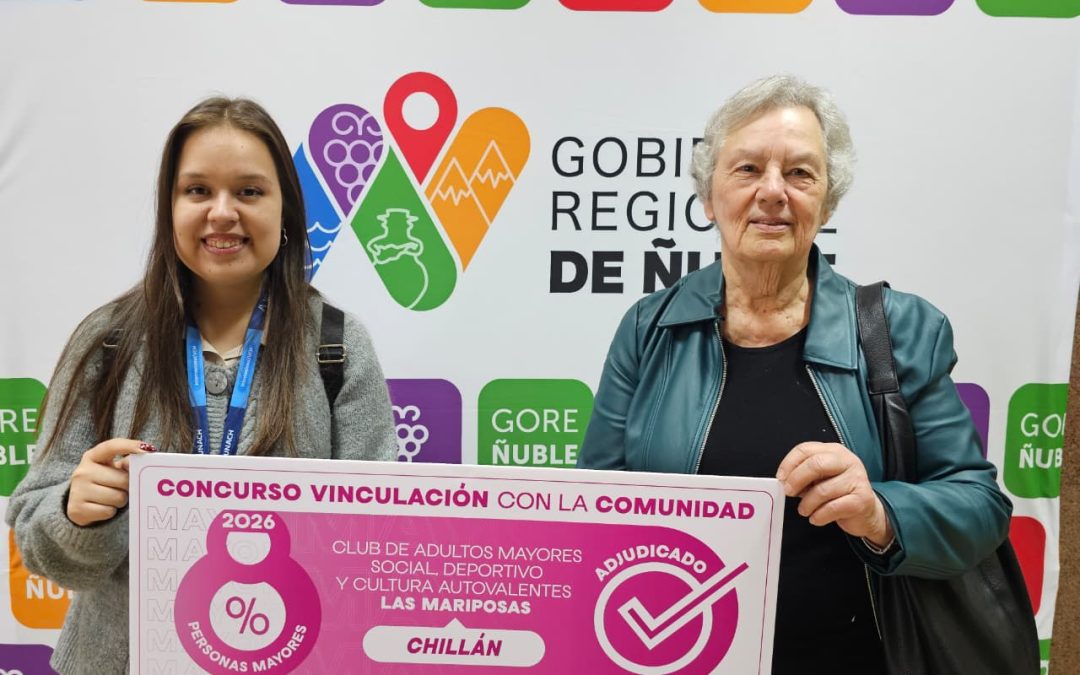 Club Las Mariposas de Chillán recibe adjudicación de fondos del Gobierno Regional de Ñuble