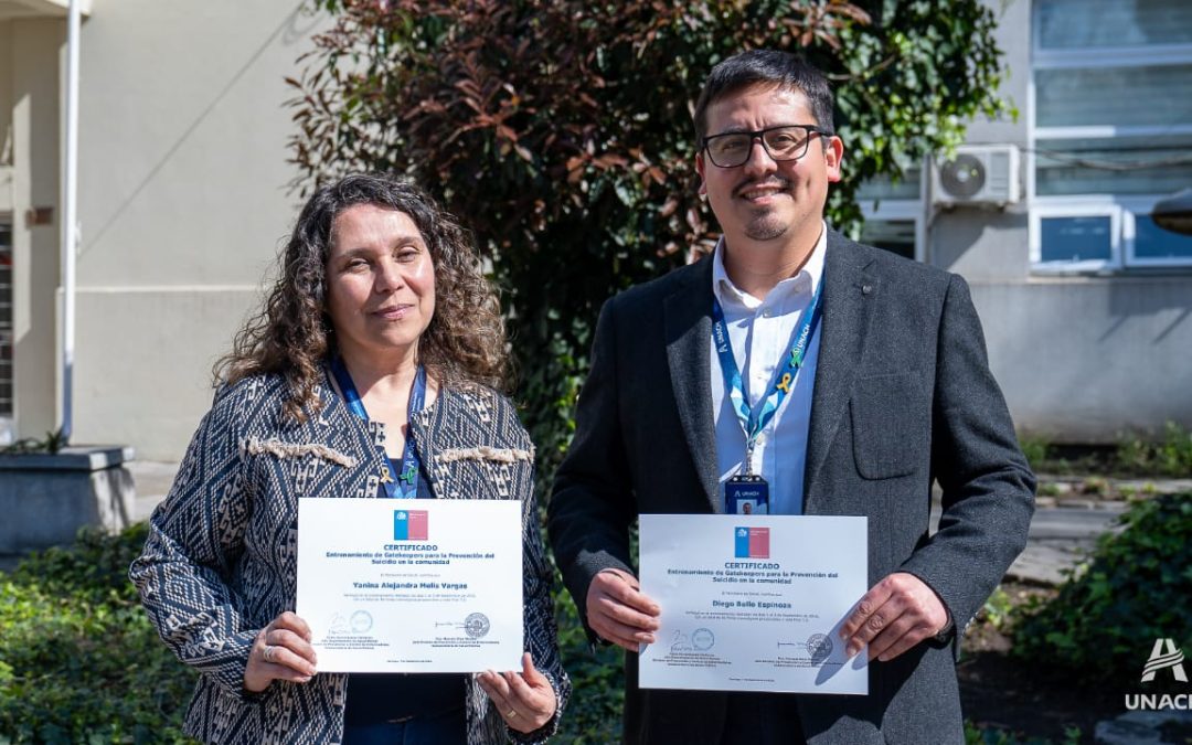 Docentes UNACH se forman como Gatekeeper para prevenir el suicidio